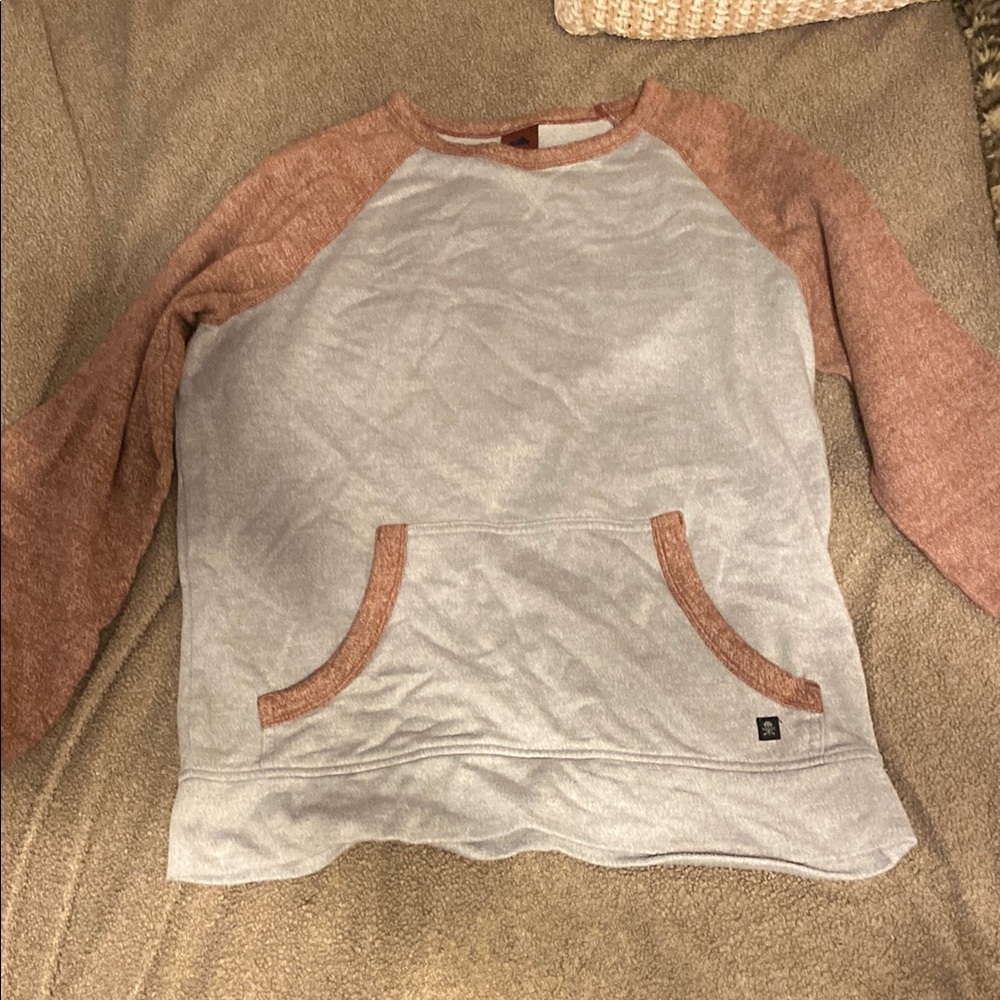 Tony Hawk Gray and Brown Relaxed Hoodie